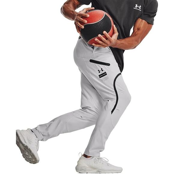 Under Armour Storm Unstoppable Fitted Cargo Men's Medium Fog Gray Pants NWT - Picture 1 of 5